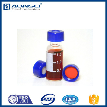 2ml 9-425 clear screw thread hplc vial with write on spot Autosampler Vial compatible with Agilent instrument